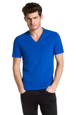 Modern cotton blend V-neck T-shirt &acute;Dredoso`