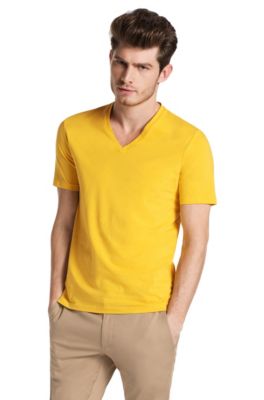 Modern cotton blend V-neck T-shirt &acute;Dredoso`