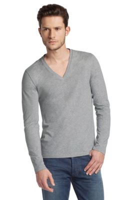 Long-sleeved V-neck T-shirt 'Dredino'