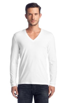 Longsleeve &acute;Dredino` mit V-Ausschnitt