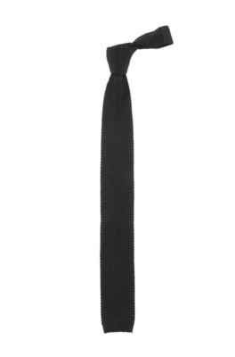 Cravate en maille de coton, Knitted Tie cm 5