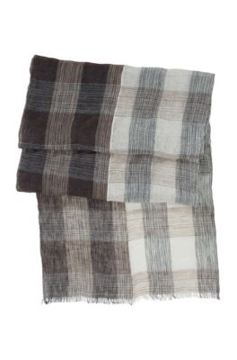 Schal &acute;Oblong scarf 180 x 35` aus Leinen