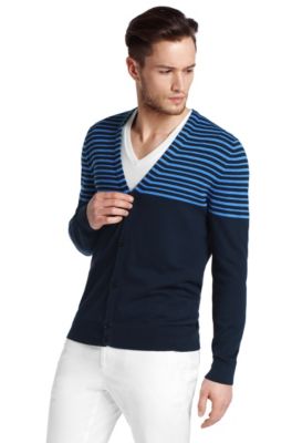 Strick-Cardigan &acute;Squaro` mit Streifen-Muster