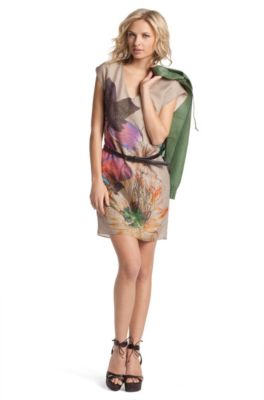 Kleid &acute;Aketa1-W` aus Baumwoll-Seiden Mix