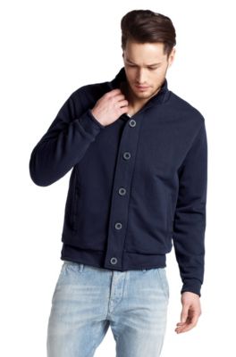 Sweatshirt-Jacke &acute;Zwii` aus Baumwolle