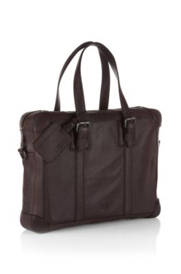 Workbag &acute;Chevron` aus Rindsleder