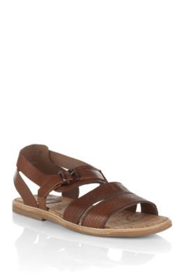 Sandale &acute;Lastio` aus B&uuml;ffelleder