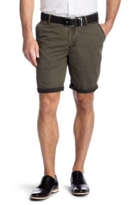 Regular fit cotton Bermudas 'Clyde1-9-D'