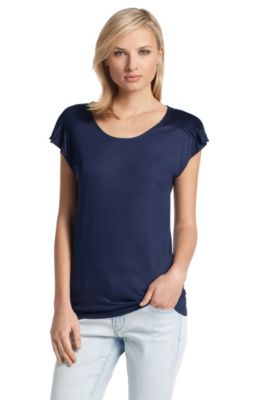 Elegantes Shirt &acute;Derola` mit Rundhals-Ausschnitt