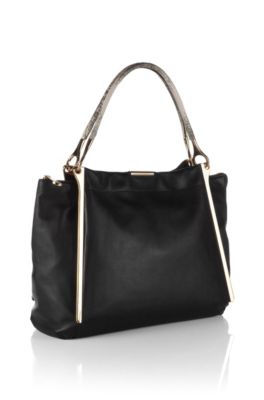 Shopper with contrasting handles 'Mathilde'