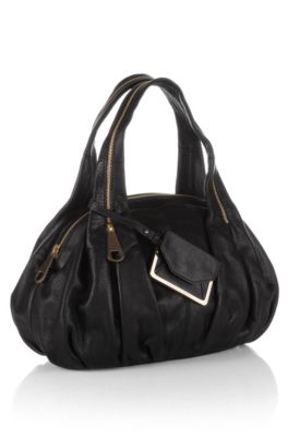 Handtasche &acute;ALEXANDRINE` mit dekorativen Zippern