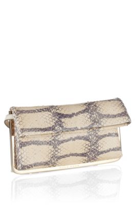 Pochette &acute;Calissa` aus Schlangenleder-Mix