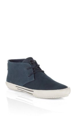 Desert-boots &acute;Sannion` van leer