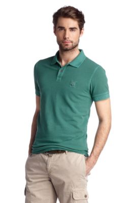 Short-sleeved cotton polo shirt 'Pascha'