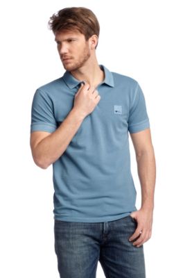 Short-sleeved cotton polo shirt 'Pascha'