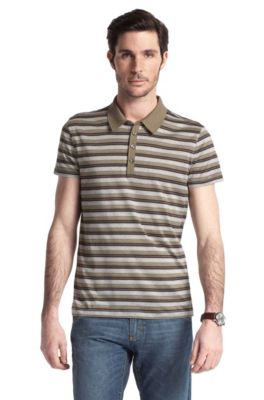 Stripe polo shirt 'Genova'