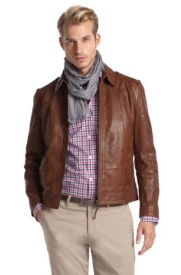 Lederjacke &acute;Garrin` aus feinstem Ziegenleder