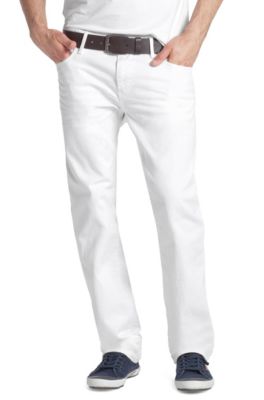 Jeans&acute;Orange24 Barcelona WHITE`van een katoenmix