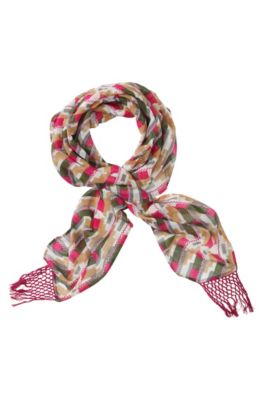 Fine scarf made of a wool/cotton blend 'Nunah'