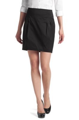 Blended cotton balloon skirt 'Rathea'