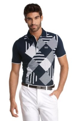Polo homme style patchwork, Pawell
