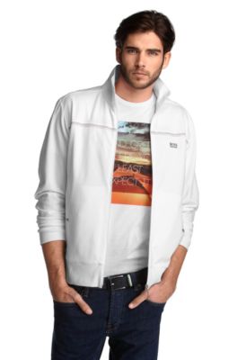 Stylishe Jerseyjacke &acute;Skax` mit Ziern&auml;hten