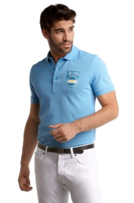 Polo homme &agrave; application cool, Paddy Flag