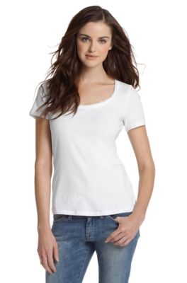 T-Shirt &acute;Toundis` mit Rundhals-Ausschnitt