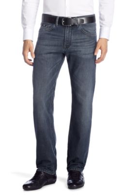 Regular fit cotton jeans 'Maine', Blue