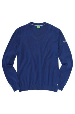 Pull-over d&eacute;tente en pure laine vierge, Veeh