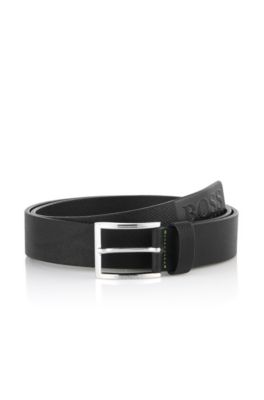 Belt with a shiny pin buckle 'Tincenzo-N'