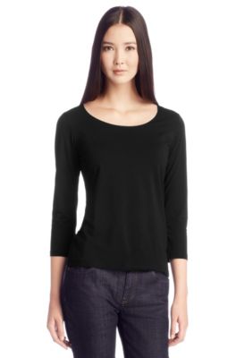 T-shirt in a stretchy cotton blend 'E4492'