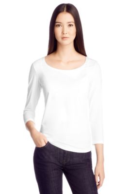 T-shirt in a stretchy cotton blend 'E4492'