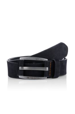 Nubuck cowhide leather belt 'BAKABA'