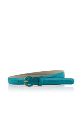 G&uuml;rtel &acute;Sovy` aus Lackleder