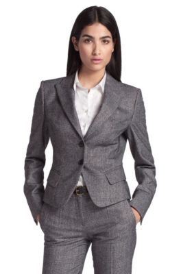 Short blazer made of blended new wool 'Akelei'