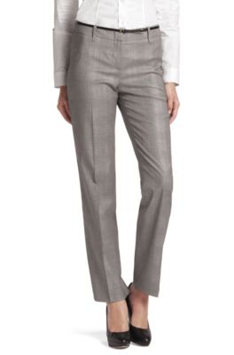 Fabric trousers made of blended new wool 'Toya1'