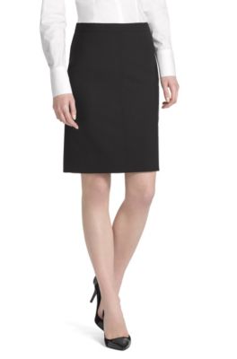 Wool blend pencil skirt 'Rova-1'
