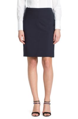 Wool blend pencil skirt 'Rova-1'