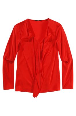 Bluse &acute;IIeydi` mit Volants, Rot
