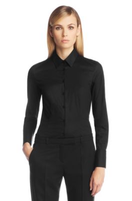 Cotton-elastane blend blouse 'Etrixe1'