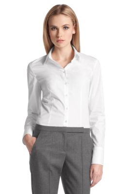 Cotton-elastane blend blouse 'Etrixe1'