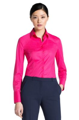 Stretch cotton blouse 'Etrixe1'