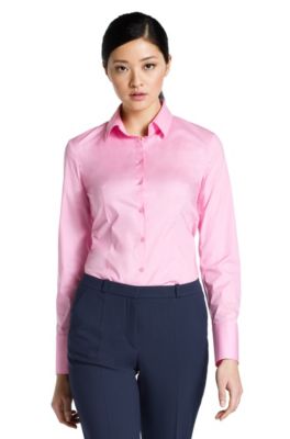 Stretch cotton blouse 'Etrixe1'