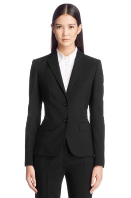 Body lined blended new wool blazer 'Amiesa-2'