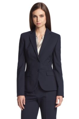 Body lined blended new wool blazer 'Amiesa-2'