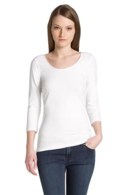 Long sleeve T-shirt in cotton jersey 'Donniba'