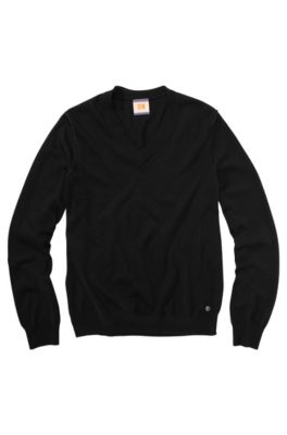 Pull-over &agrave; double encolure en V, Kash