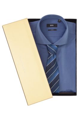 Geschenkset &acute;JARON-A-11` met overhemd en das