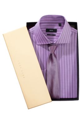 Shirt and tie set 'Jaron_GB'